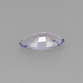 Tanzanite violet naturelle marquise, 0,55 ct, VVS