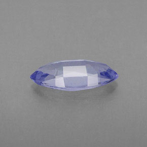 Tanzanite bleue naturelle marquise, 0,76 ct, VS