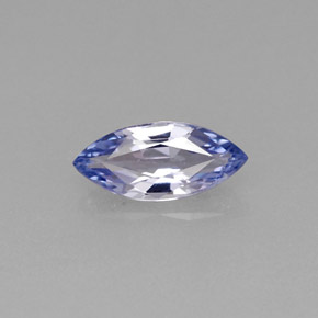 Tanzanite bleue naturelle marquise, 0,49 ct, VVS-VS