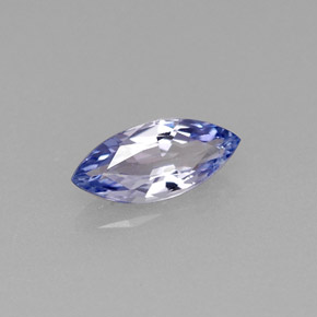 Tanzanite bleue naturelle marquise, 0,49 ct, VVS-VS