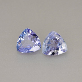 Achetez naturel ct Violet bleuâtre Tanzanite gems, Trillion, En provenance Tanzanie chez GemSelect. En stock, livraison internationale!