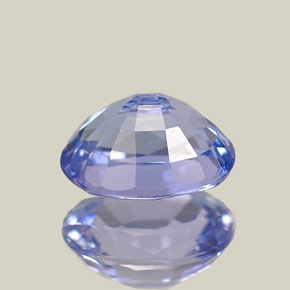 Tanzanite Violet Bleu naturelle Coupe ovale, 0.92 ct, VVS