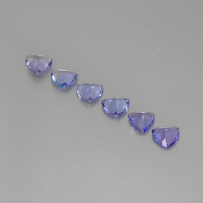 Achetez naturel ct Violet Bleu Tanzanite gems, Trillion, En provenance Tanzanie chez GemSelect. En stock, livraison internationale!