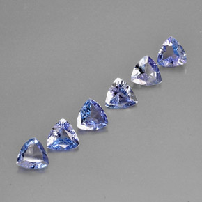 Achetez naturel ct bleue tanzanite gems, trillion, en provenance tanzanie chez gemselect. en stock, livraison internationale!