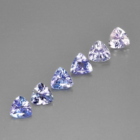 Achetez naturel ct bleue tanzanite gems, trillion, en provenance tanzanie chez gemselect. en stock, livraison internationale!