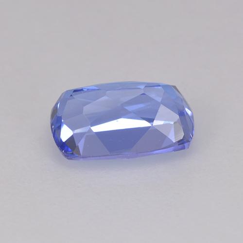 Tanzanite bleue naturelle coupe coussin, 0,99 ct, VVS-VS