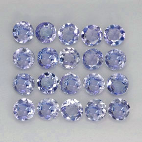 Achetez naturel ct bleue tanzanite gems, coupe roude, en provenance tanzanie chez gemselect. en stock, livraison internationale!