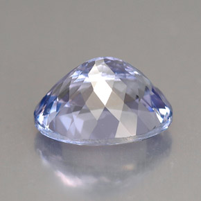 Tanzanite bleue naturelle coupe ovale, 3,14 ct, VVS-VS