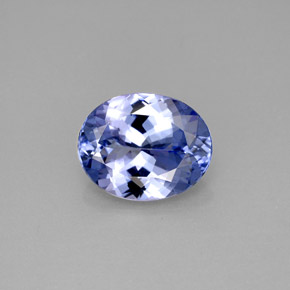 Tanzanite Violet Bleu naturelle Coupe ovale, 2.43 ct, VVS-VS