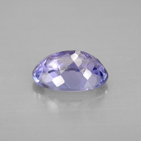 Tanzanite violet naturelle coupe ovale, 2,46 ct, VS