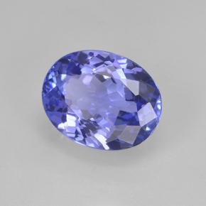 Tanzanite Bleu violet intense naturelle Coupe ovale, 2.23 ct, VS