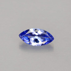 Tanzanite bleue naturelle marquise, 0,39 ct, VVS-VS