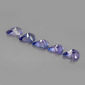 Achetez naturel ct Violet bleuâtre Tanzanite gems, En forme de poire, En provenance Tanzanie chez GemSelect. En stock, livraison internationale!