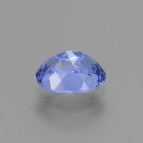 Tanzanite bleue naturelle coupe ovale, 1,45 ct, VS