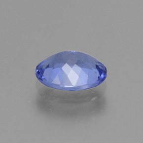 Tanzanite bleue naturelle coupe ovale, 1,32 ct, VVS-VS