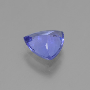 Tanzanite bleue naturelle trillion, 1,19 ct, VVS-VS