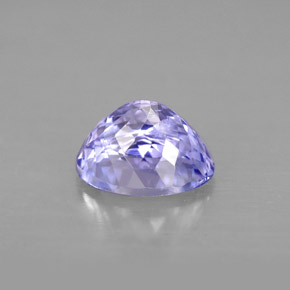 Tanzanite violet naturelle coupe ovale, 2,00 ct, VVS-VS