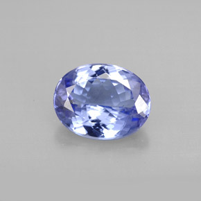Tanzanite violet naturelle coupe ovale, 2,14 ct, VVS-VS