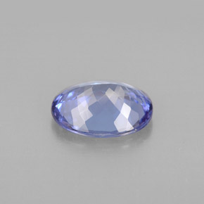 Tanzanite violet naturelle coupe ovale, 2,14 ct, VVS-VS