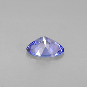 Tanzanite bleue naturelle coupe ovale, 1,00 ct, VVS-VS