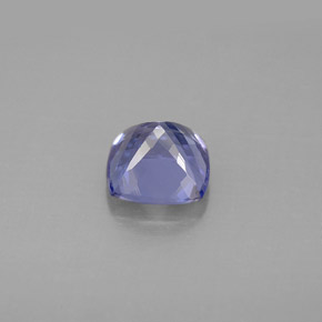 Tanzanite bleue naturelle coupe coussin, 1,46 ct, VS