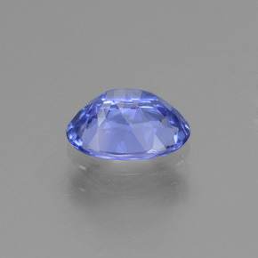 Tanzanite bleue naturelle coupe ovale, 1,12 ct, VVS-VS