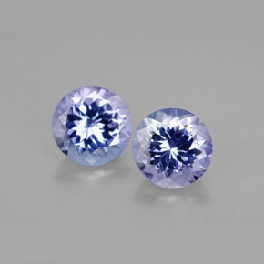 Achetez naturel ct bleue tanzanite gems, coupe roude, en provenance tanzanie chez gemselect. en stock, livraison internationale!