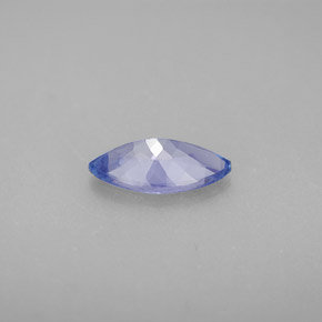 Tanzanite bleue naturelle marquise, 1,08 ct, VVS