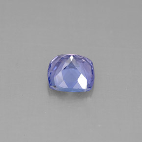 Tanzanite bleue naturelle coupe coussin, 1,11 ct, VVS