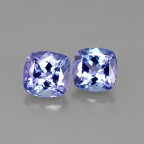 Achetez naturel ct bleue tanzanite gems, coupe coussin, en provenance tanzanie chez gemselect. en stock, livraison internationale!