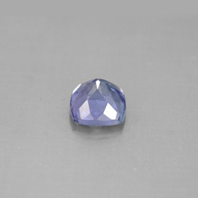 Tanzanite bleue naturelle coupe coussin, 1,27 ct, VVS-VS