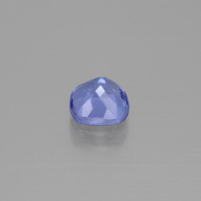 Tanzanite bleue naturelle coupe coussin, 1,08 ct, VVS