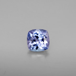 Tanzanite bleue naturelle coupe coussin, 1,07 ct, VVS
