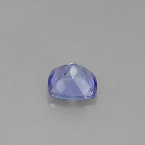 Tanzanite bleue naturelle coupe coussin, 0,93 ct, VVS