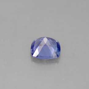 Tanzanite bleue naturelle coupe coussin, 0,92 ct, VVS