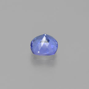 Tanzanite bleue naturelle coupe coussin, 0,94 ct, VS