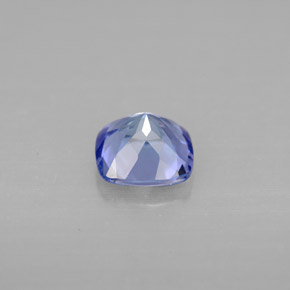 Tanzanite bleue naturelle coupe coussin, 1,01 ct, VVS-VS