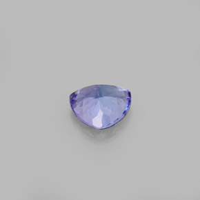 Tanzanite bleue naturelle trillion, 1,24 ct, VVS-VS