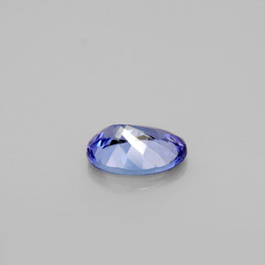 Tanzanite bleue naturelle coupe ovale, 1,20 ct, VVS