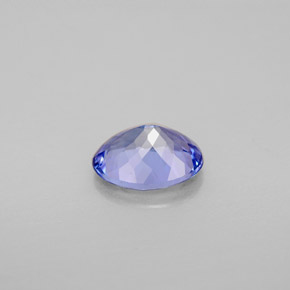 Tanzanite bleue naturelle coupe ovale, 1,43 ct, VVS