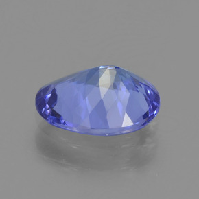 Tanzanite bleue naturelle coupe ovale, 1,22 ct, VVS