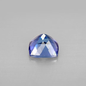 Tanzanite bleue naturelle coupe coussin, 1,19 ct, VS-SI