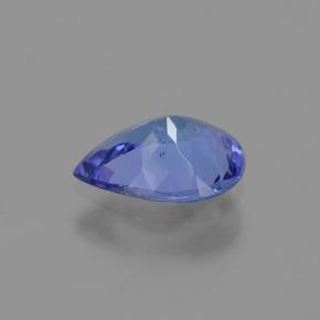 Tanzanite bleue naturelle en forme de poire, 0,88 ct, VVS-VS