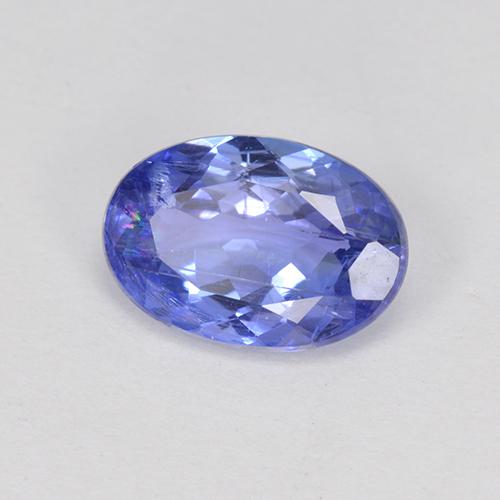Tanzanite bleue naturelle coupe ovale, 1,22 ct, SI