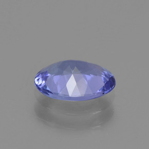 Tanzanite bleue naturelle coupe ovale, 1,06 ct, VS