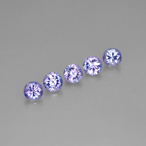 Achetez naturel ct bleue tanzanite gems, coupe roude, en provenance tanzanie chez gemselect. en stock, livraison internationale!