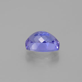 Tanzanite violet naturelle coupe coussin, 0,96 ct, VVS