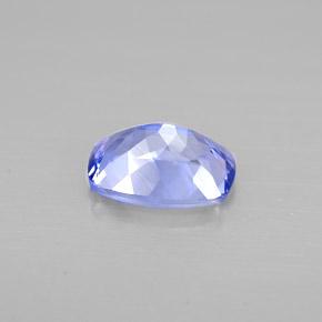 Tanzanite violet naturelle coupe coussin, 0,93 ct, VVS
