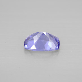 Tanzanite violet naturelle coupe coussin, 0,81 ct, VVS