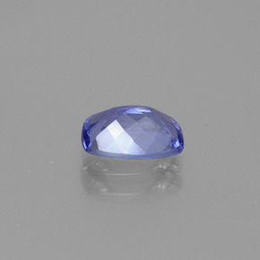 Tanzanite violet naturelle coupe coussin, 0,86 ct, VVS-VS